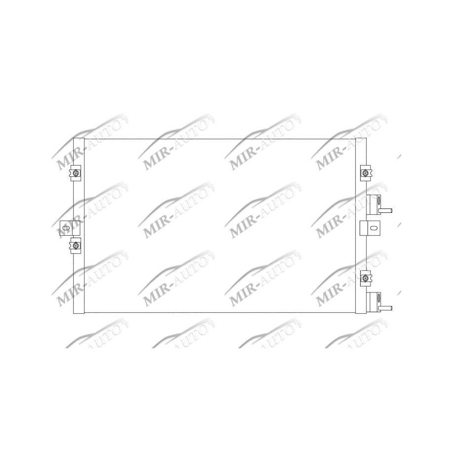 AC condenser without receiver drier