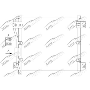 AC condenser without receiver drier