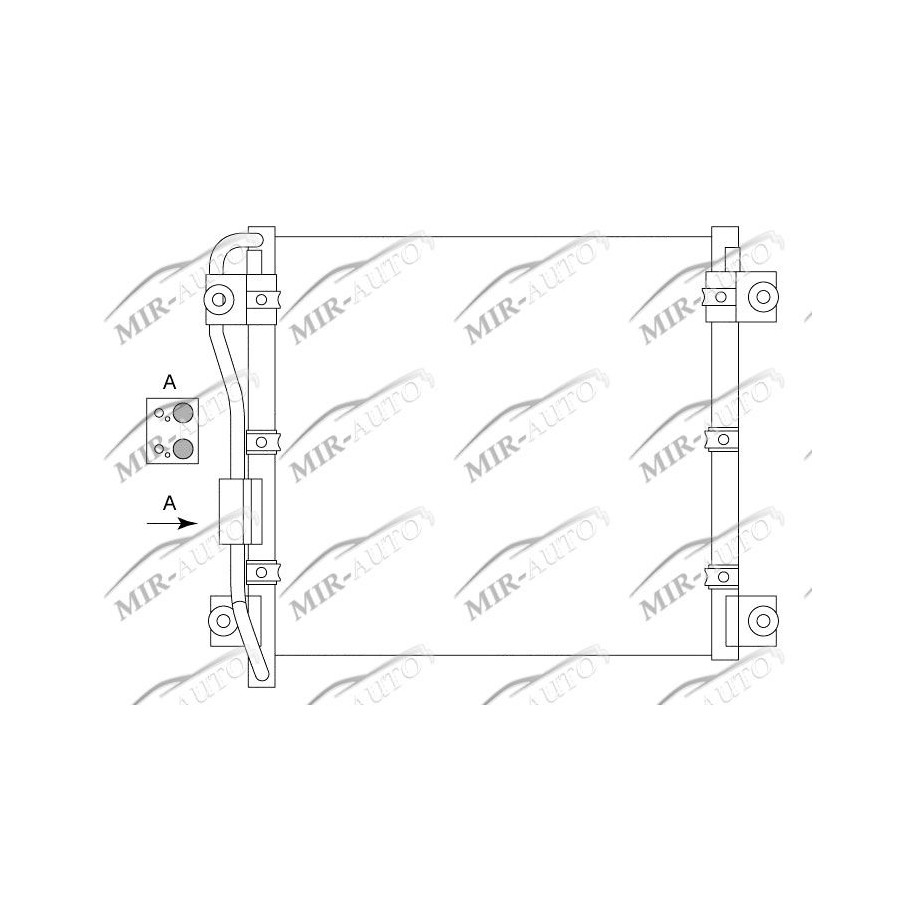 AC condenser without receiver drier