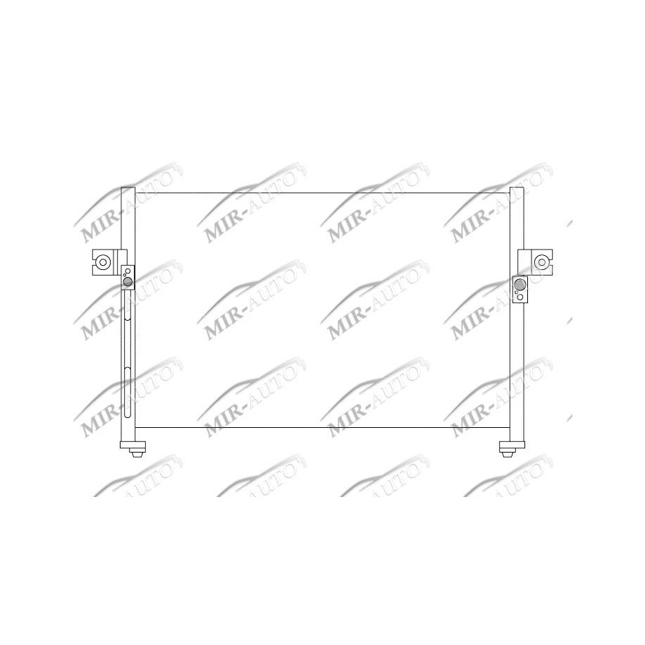 AC condenser without receiver drier