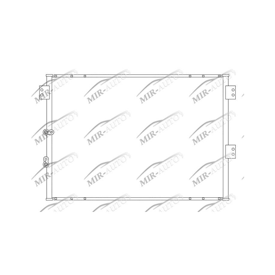 AC condenser without receiver drier