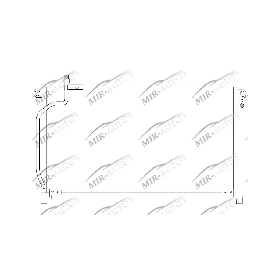AC condenser without receiver drier