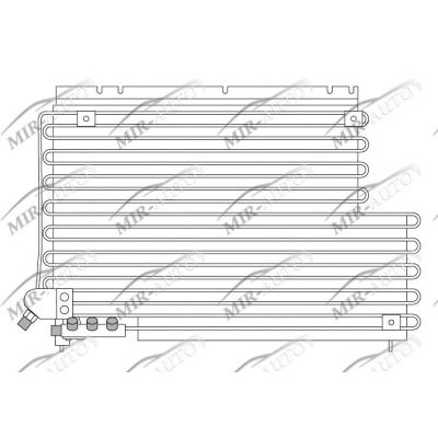 AC condenser without receiver drier