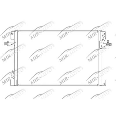 AC condenser without receiver drier