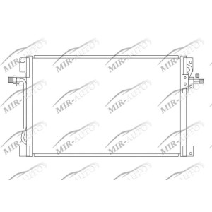 AC condenser without receiver drier