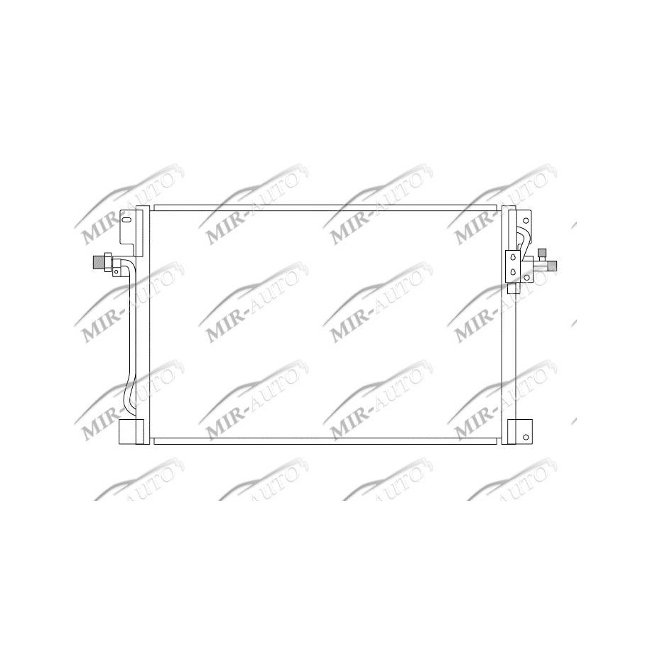 AC condenser without receiver drier