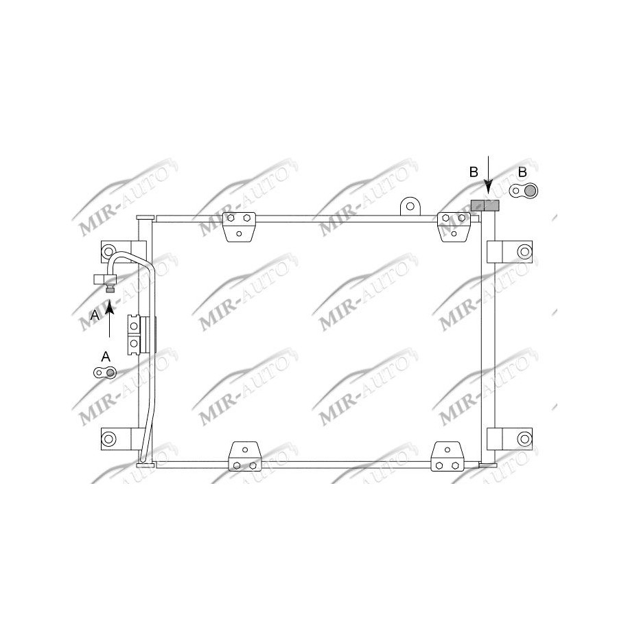 AC condenser without receiver drier