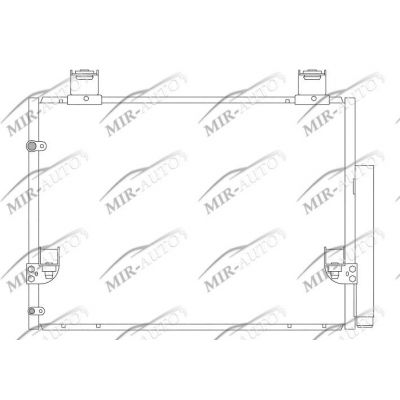 AC condenser with integrated receiver drier