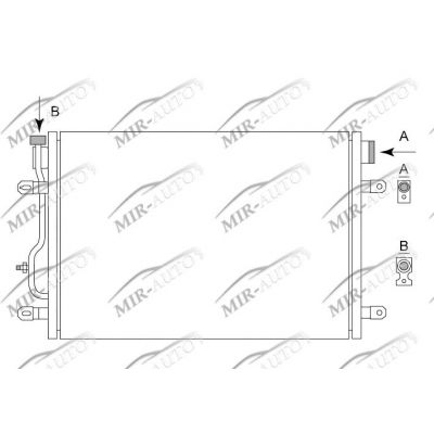 AC condenser without receiver drier