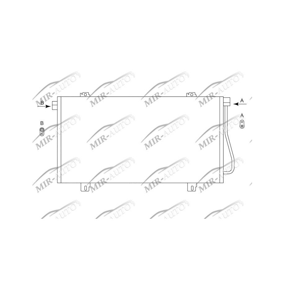 AC condenser without receiver drier