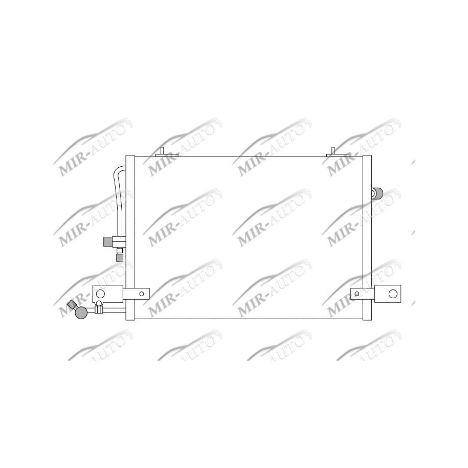 AC condenser without receiver drier