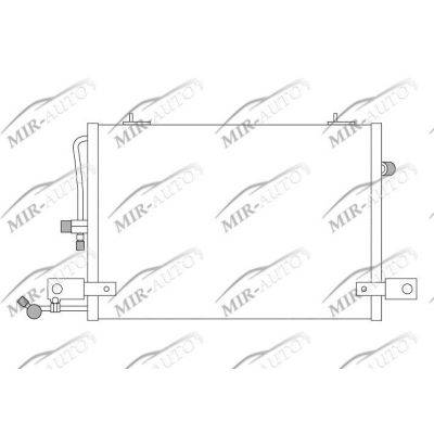 AC condenser without receiver drier