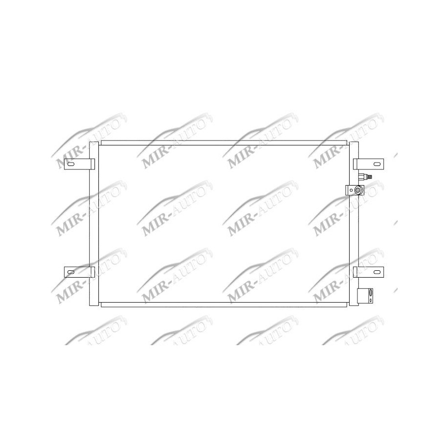 AC condenser without receiver drier
