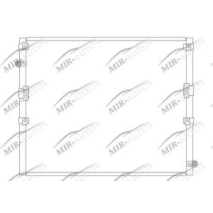 AC condenser without receiver drier