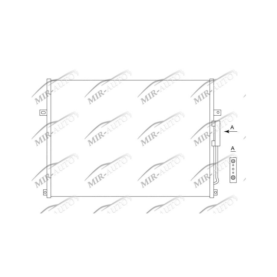 AC condenser without receiver drier