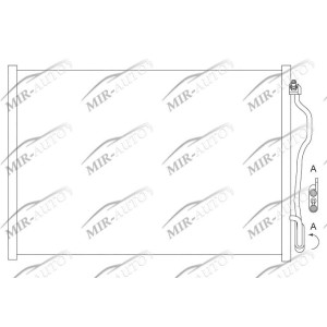 AC condenser without receiver drier