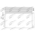 AC condenser with integraded gearbox oil cooler