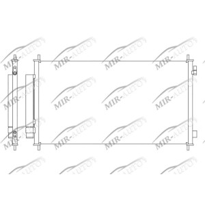 Kondicionieriaus radiatorius su integruotu filtru- sausintuvu