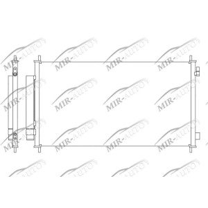 Радиатор кондиционера с интегр.фильтром-осушителем