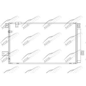 Радиатор кондиционера с интегр.фильтром-осушителем