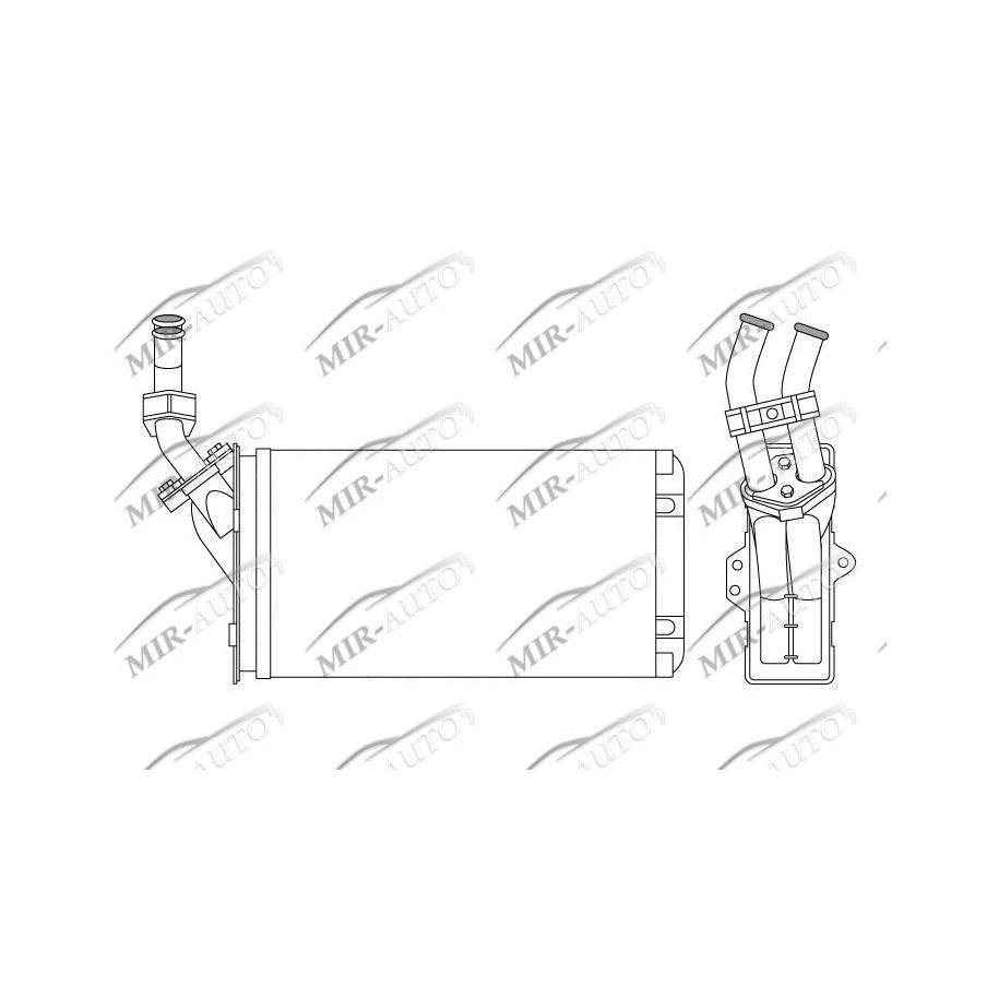 Salono apšildymo radiatorius