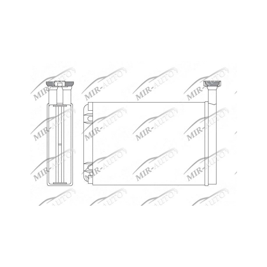 Heater without pipes