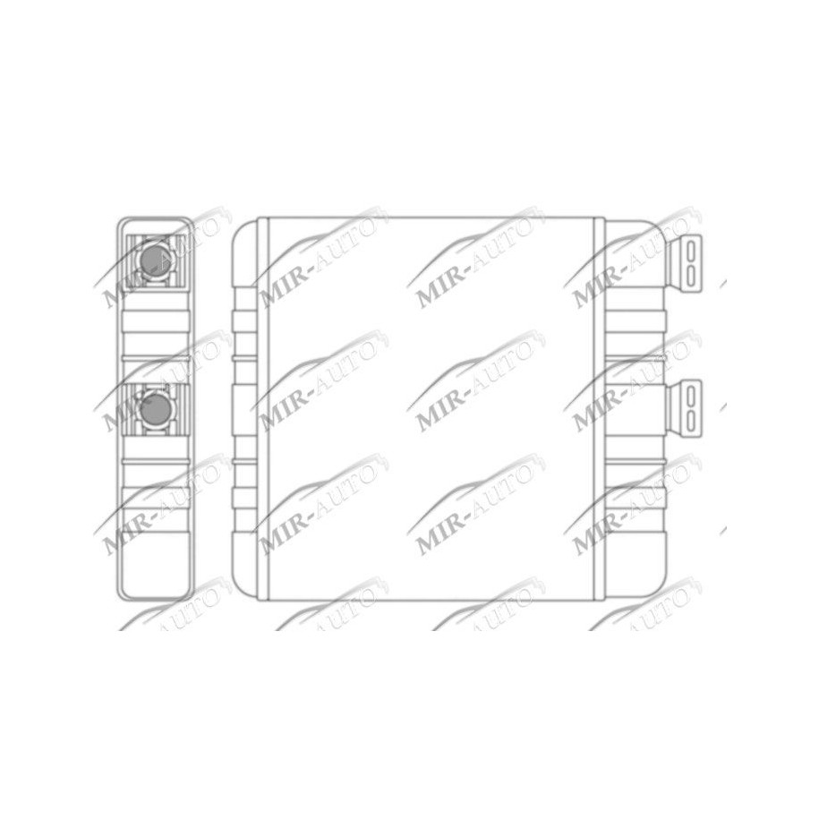 Salono šildymo radiatorius