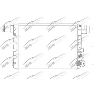 Variklio aušinimo radiatorius