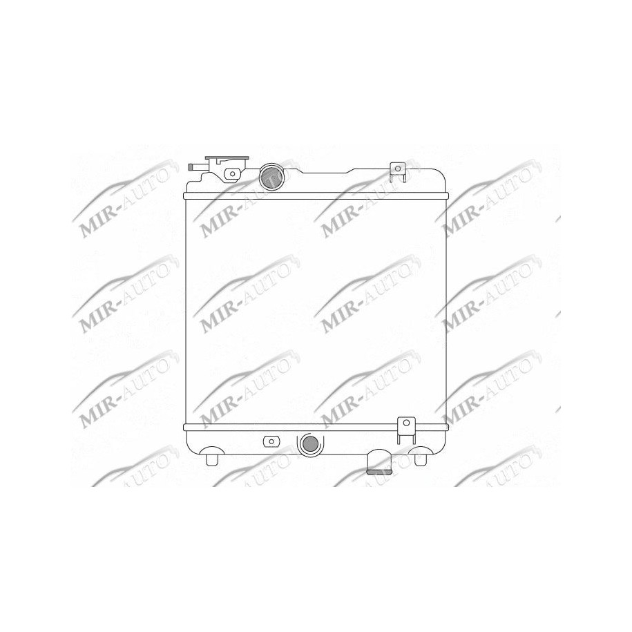 Variklio aušinimo radiatorius