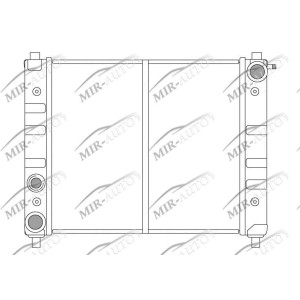 Variklio aušinimo radiatorius