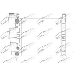 Variklio aušinimo radiatorius
