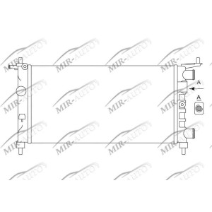 Variklio aušinimo radiatorius