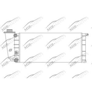 Variklio aušinimo radiatorius