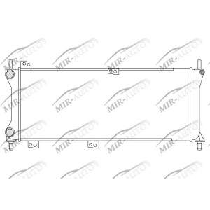 Variklio aušinimo radiatorius