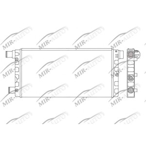 Variklio aušinimo radiatorius