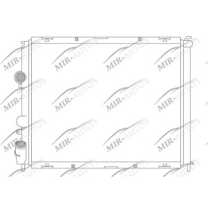 Variklio aušinimo radiatorius
