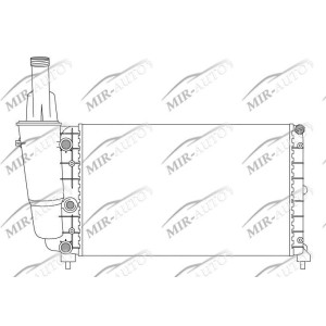 Variklio aušinimo radiatorius