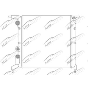 Variklio aušinimo radiatorius