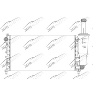 Variklio aušinimo radiatorius