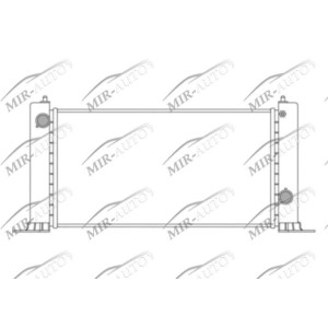 Variklio aušinimo radiatorius