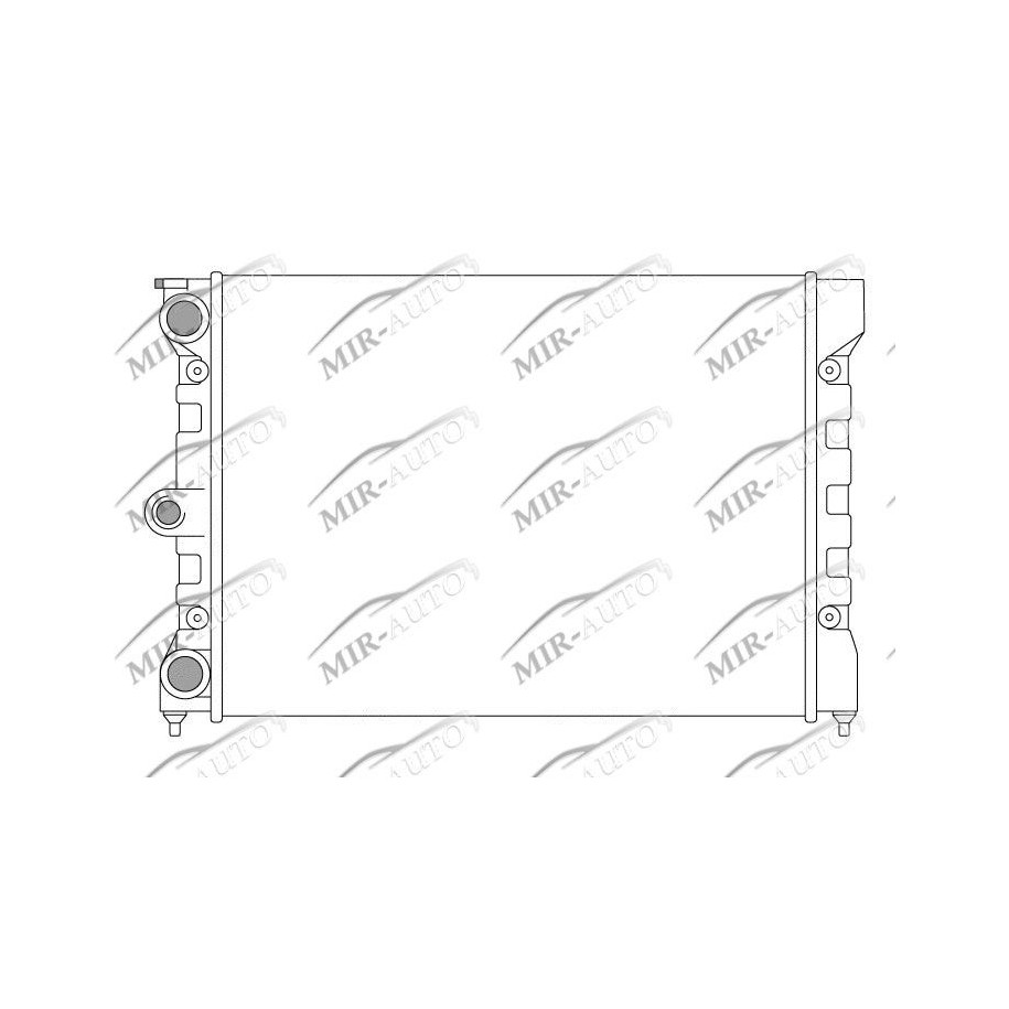 Radiator for hot climate