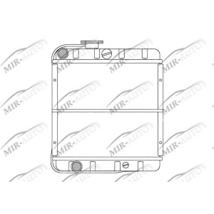 Variklio aušinimo radiatorius