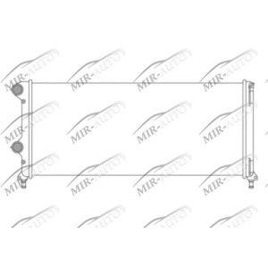 Variklio aušinimo radiatorius