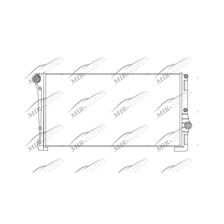 Variklio aušinimo radiatorius