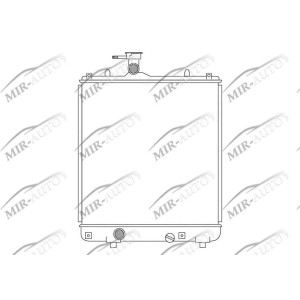 Variklio aušinimo radiatorius