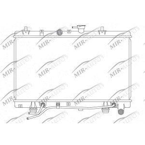 Variklio aušinimo radiatorius