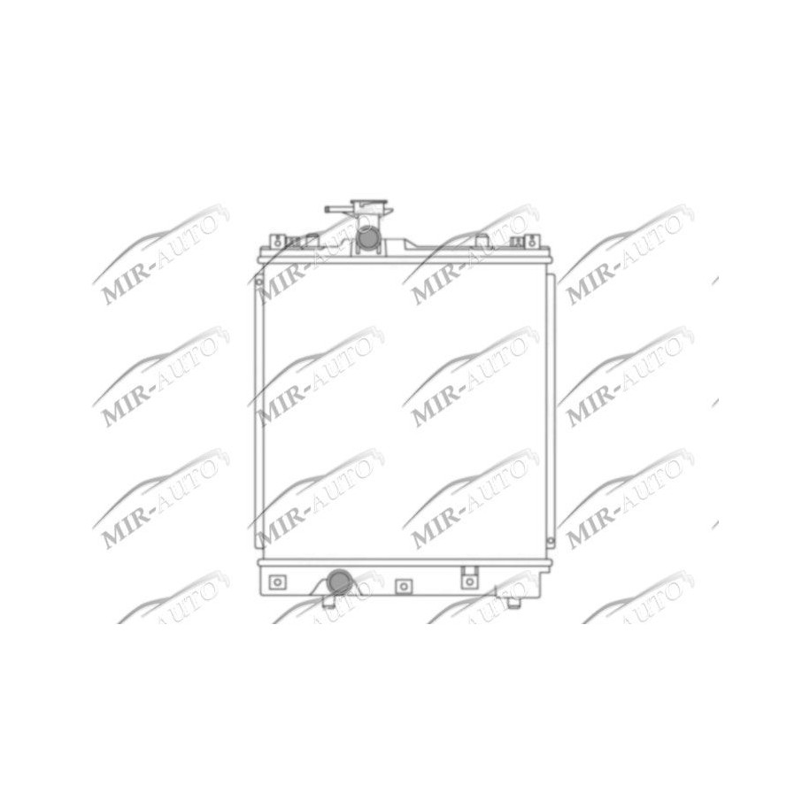 Variklio aušinimo radiatorius