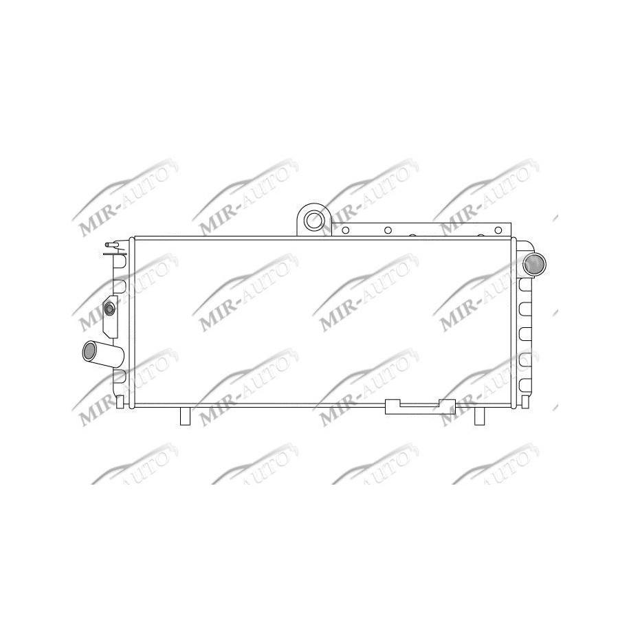 Variklio aušinimo radiatorius