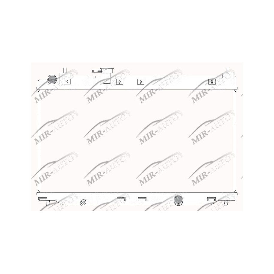 Variklio aušinimo radiatorius