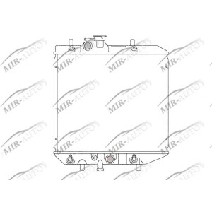 Variklio aušinimo radiatorius